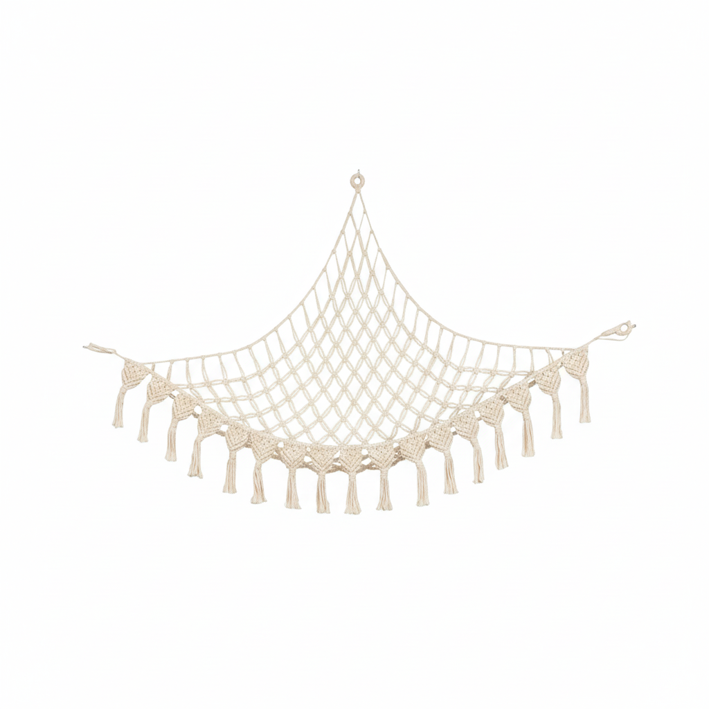 Organizador de Peluches Macramé