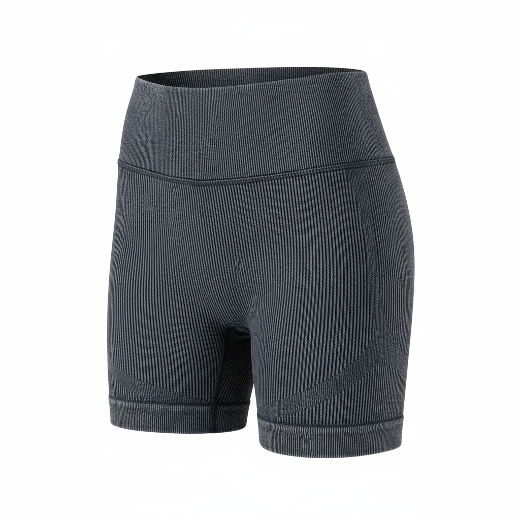 Athletic Works Women's Seamless Ribbed Bike Shorts size Xs with waist trainer