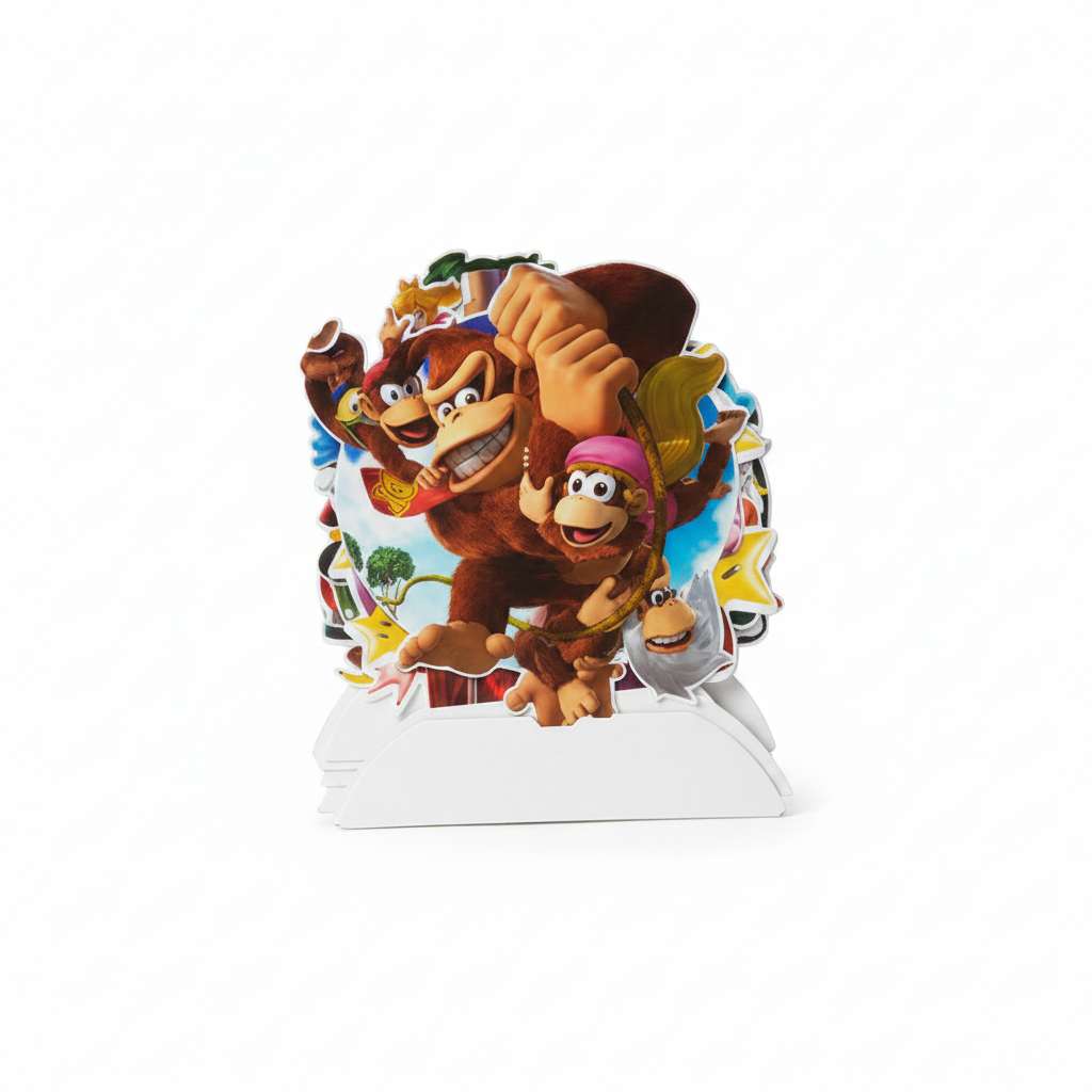 Dale un toque salvaje a tu pastel con Donkey Kong