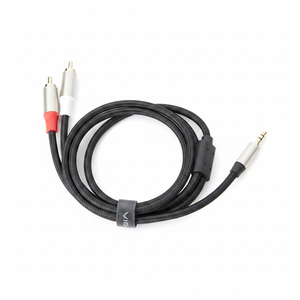 Cable Adaptador de Audio 3.5mm a RCA - Calidad Superior