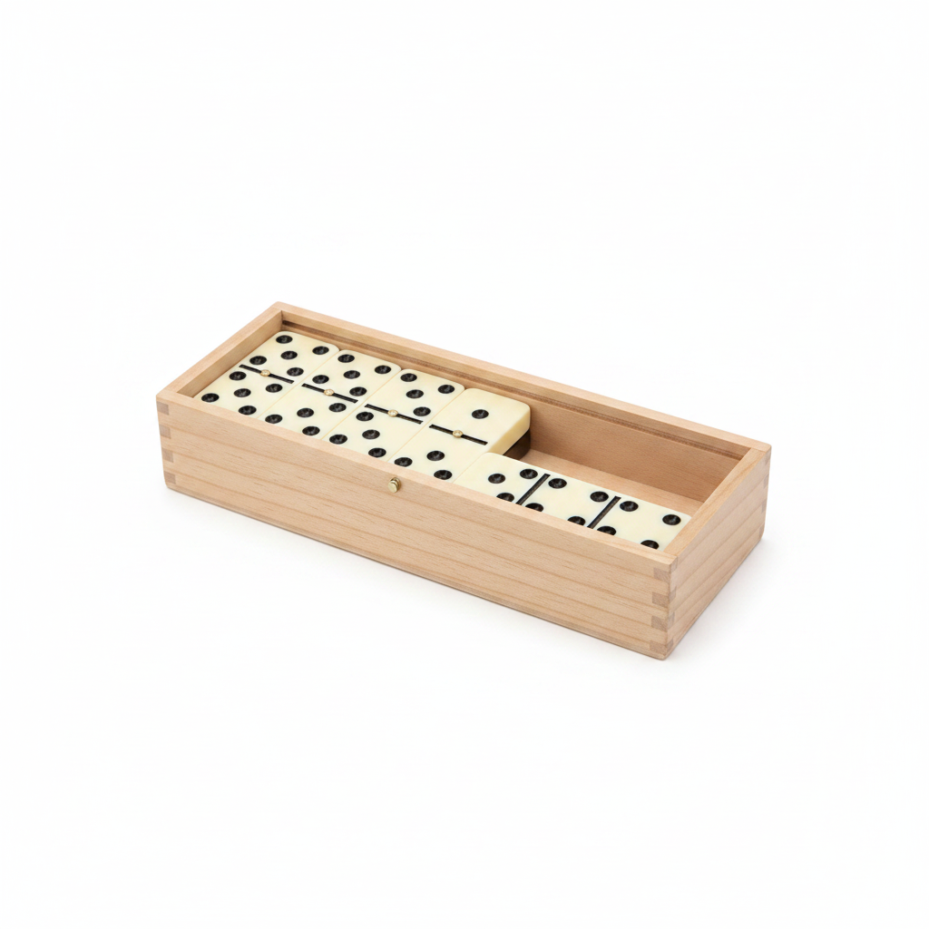 Dominó Clásico en Caja de Madera