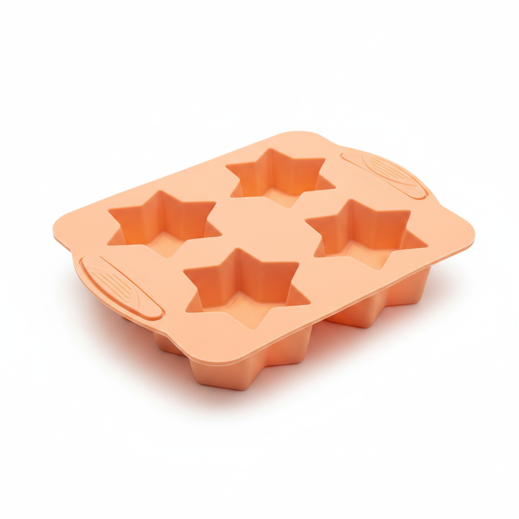 Molde de Silicona Estrellas: ¡Crea Postres Brillantes! r