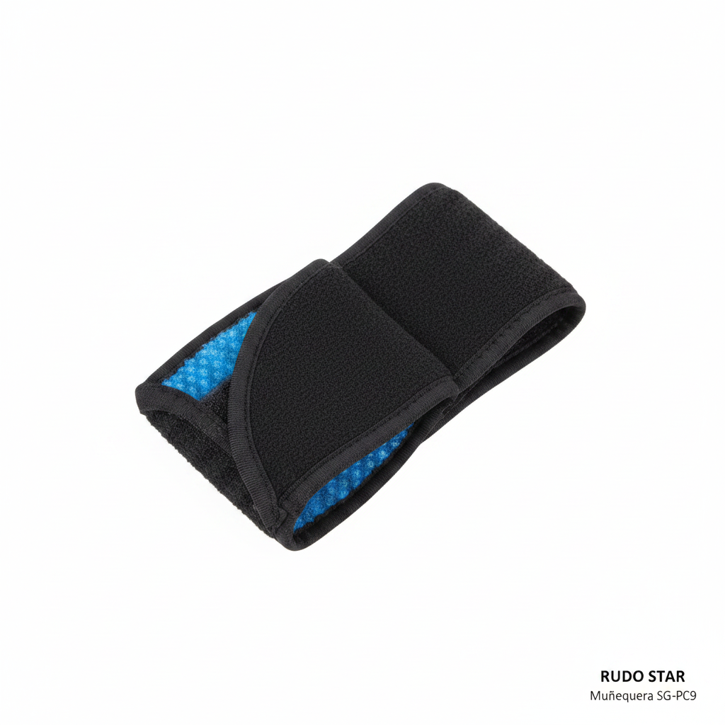 Muñequera Rudo Star SG-SPC9: Soporte y Estilo R