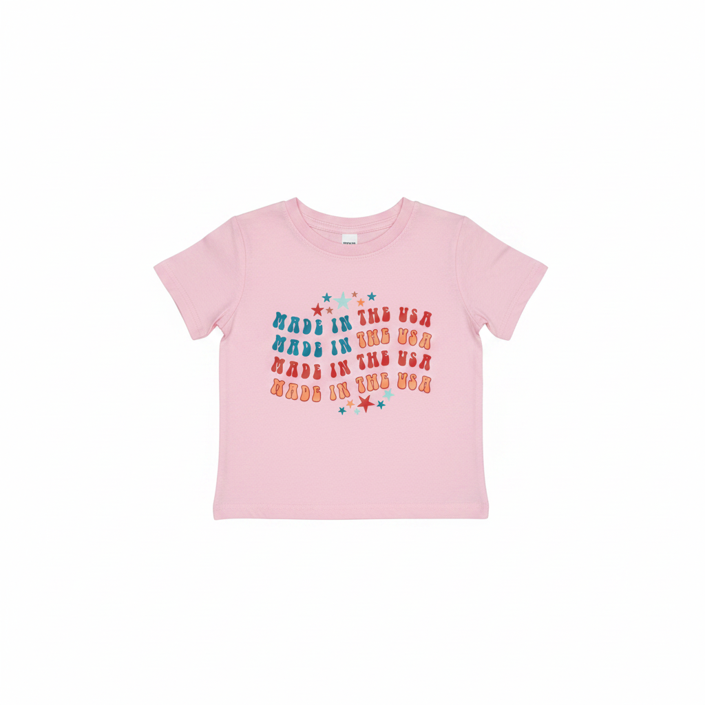 Camiseta Gráfica para Niños 'Made a in the USA' size 90