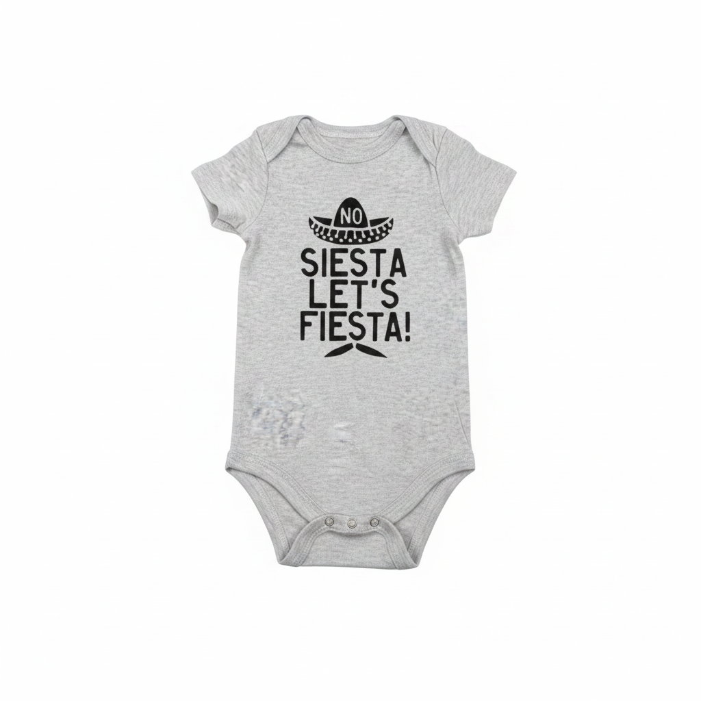 Body "No Siesta Let's Fiesta" para tu bebé 6 messes