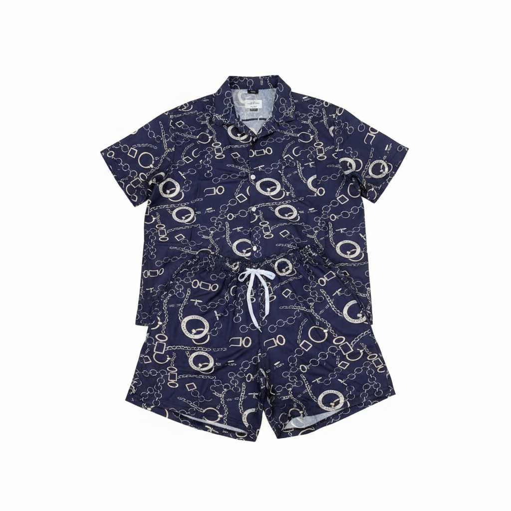 conjunto de Caballero con Estampado de Cadena size L