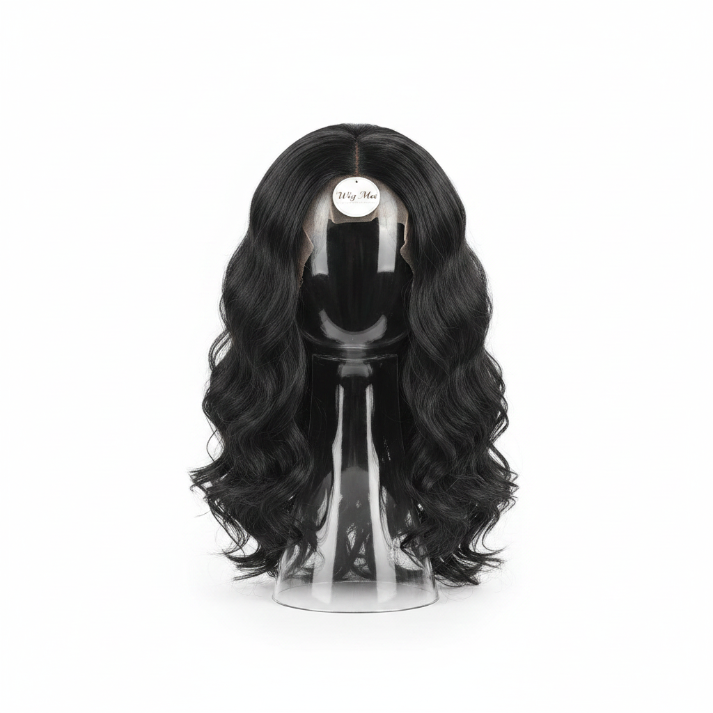 Peluca Frontal de Encaje Sintético Wig Mei - ¡Estilo y Calidad!