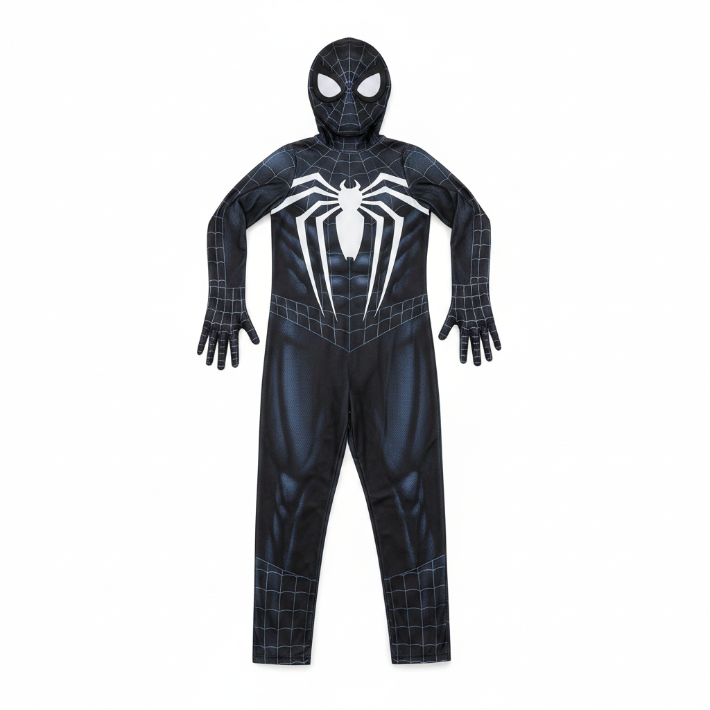 Disfráz de Spiderman Negro - ¡El Héroe Oscuro!