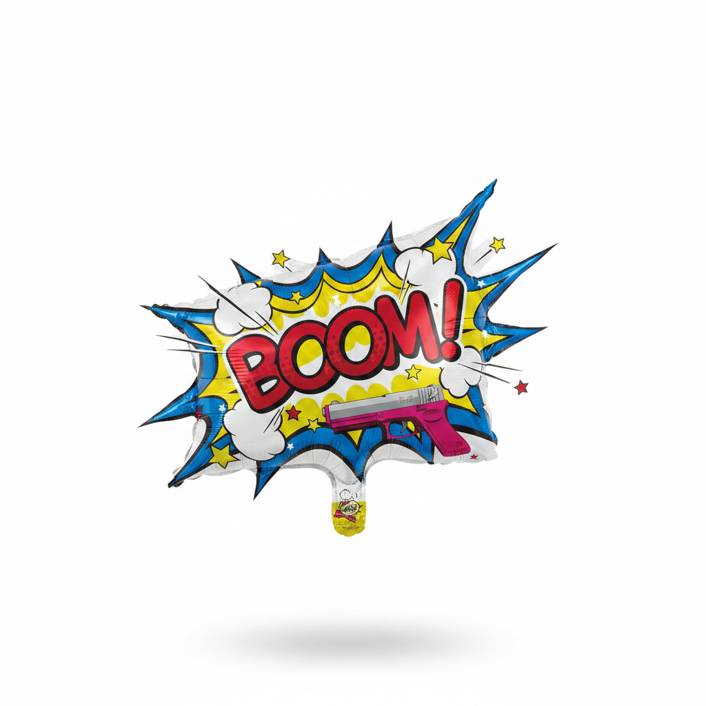 Globo "Boom" Estilo Cómic