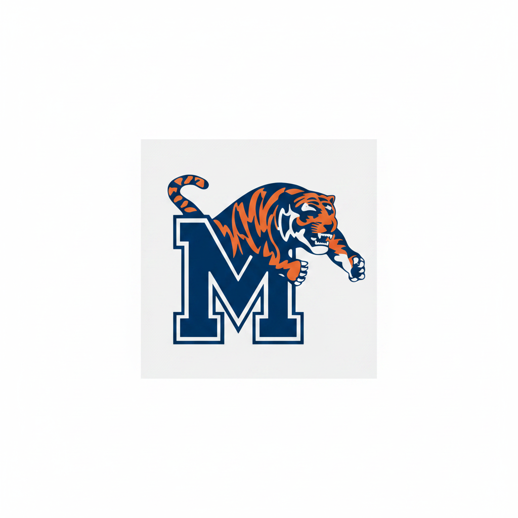 Sticker Memphis Tigers: ¡Lleva la garra contigo!