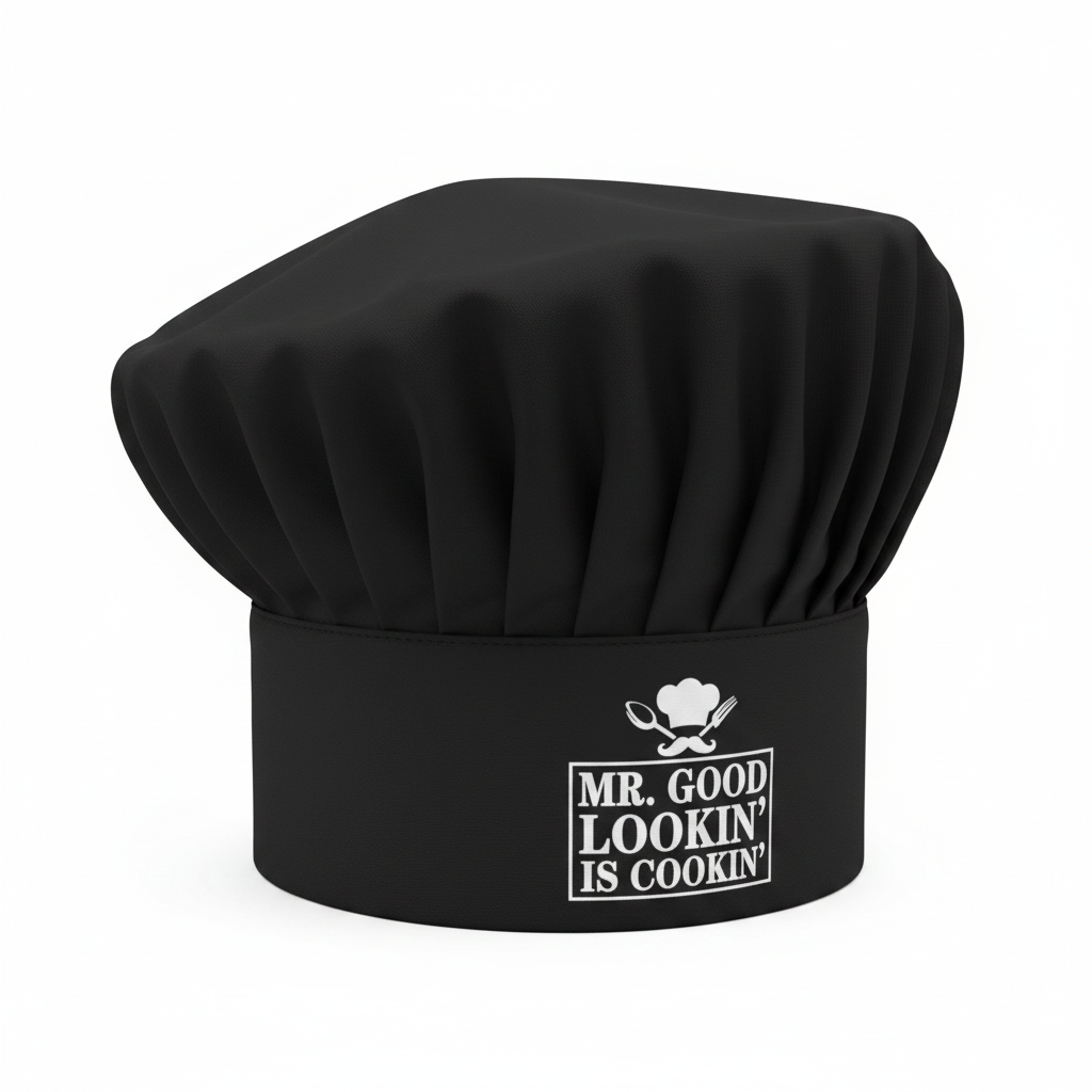 Gorra de Chef "Mr. Good Lookin' Is Cookin'"