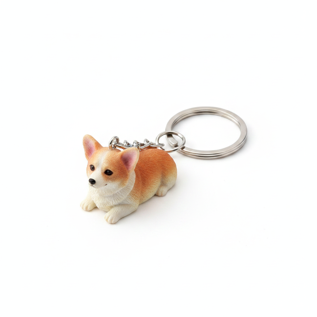 Llavero Corgi Encantador