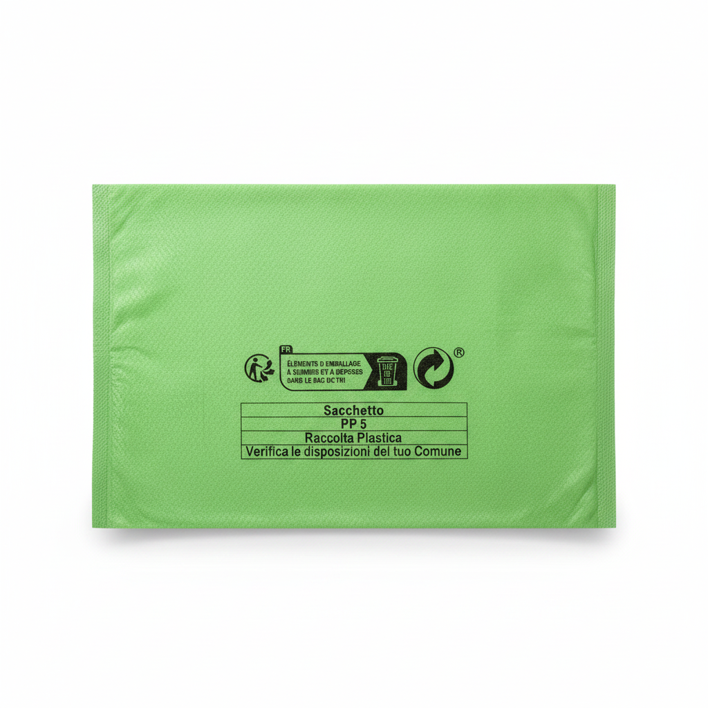 Bolsa Verde para Reciclaje de Plástico PP5