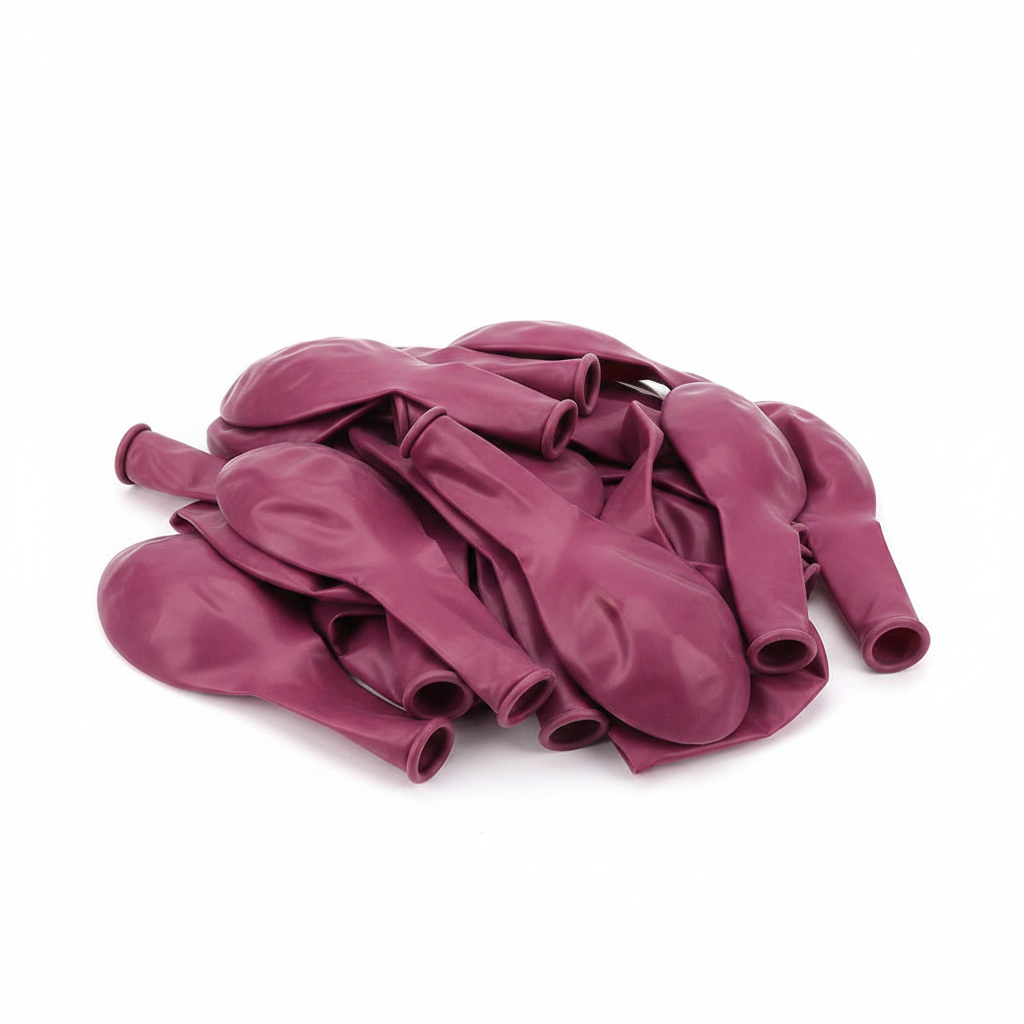 Globos Rosados Oscuros 12" - Paquete de 100