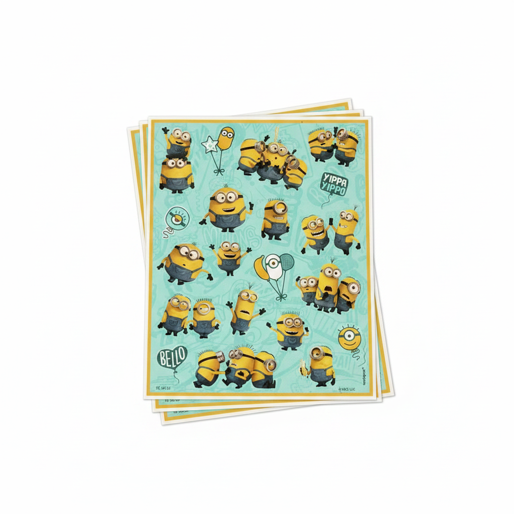 ¡Pegatinas de Minions "The Rise of Gru"! 80 Diseños Divertidos