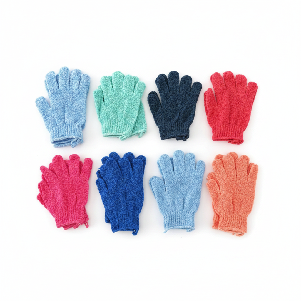 Guantes Exfoliantes para Ducha - Piel Suave y Radiante
