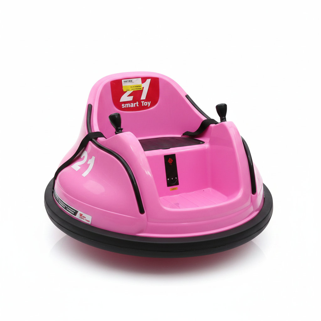Coche Eléctrico Infantil Rosa "Smart Toy"