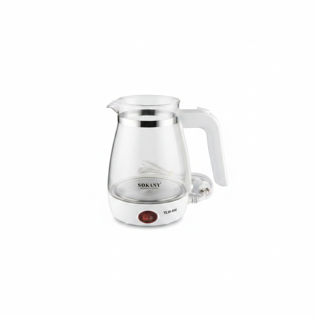 Cafetera de Vidrio Sokany YLW-606 500ml