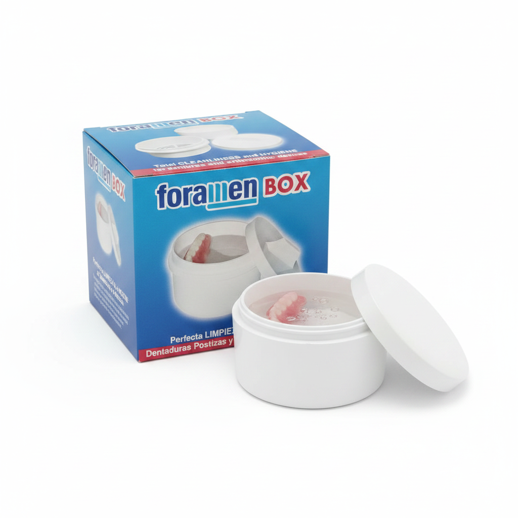 Foramen Box para Limpieza de Dentaduras