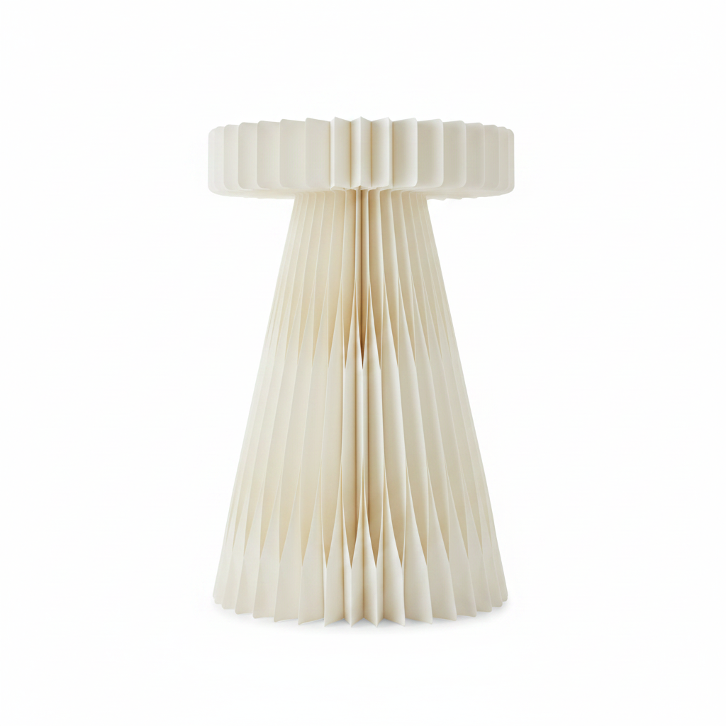 Lámpara de mesa de papel plisado 3 30 30c 30cm