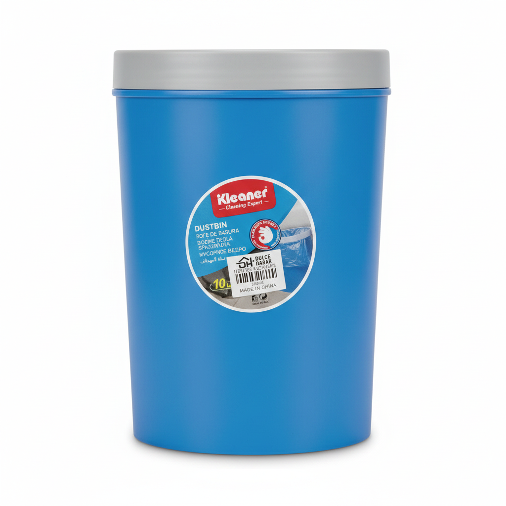 Cubo de basura Kleanef 10 L azul