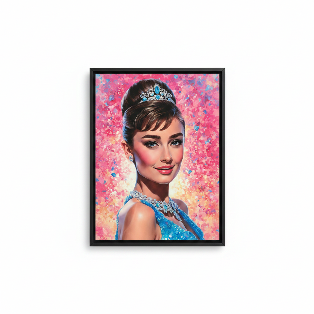 Cuadro Decorativo Audrey Hepburn 2 20 20c 20cm Mu Mul Mult Multicolor