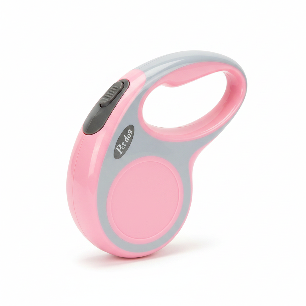 Correa retráctil para perros Pet Dog 1 10 10L Rosado