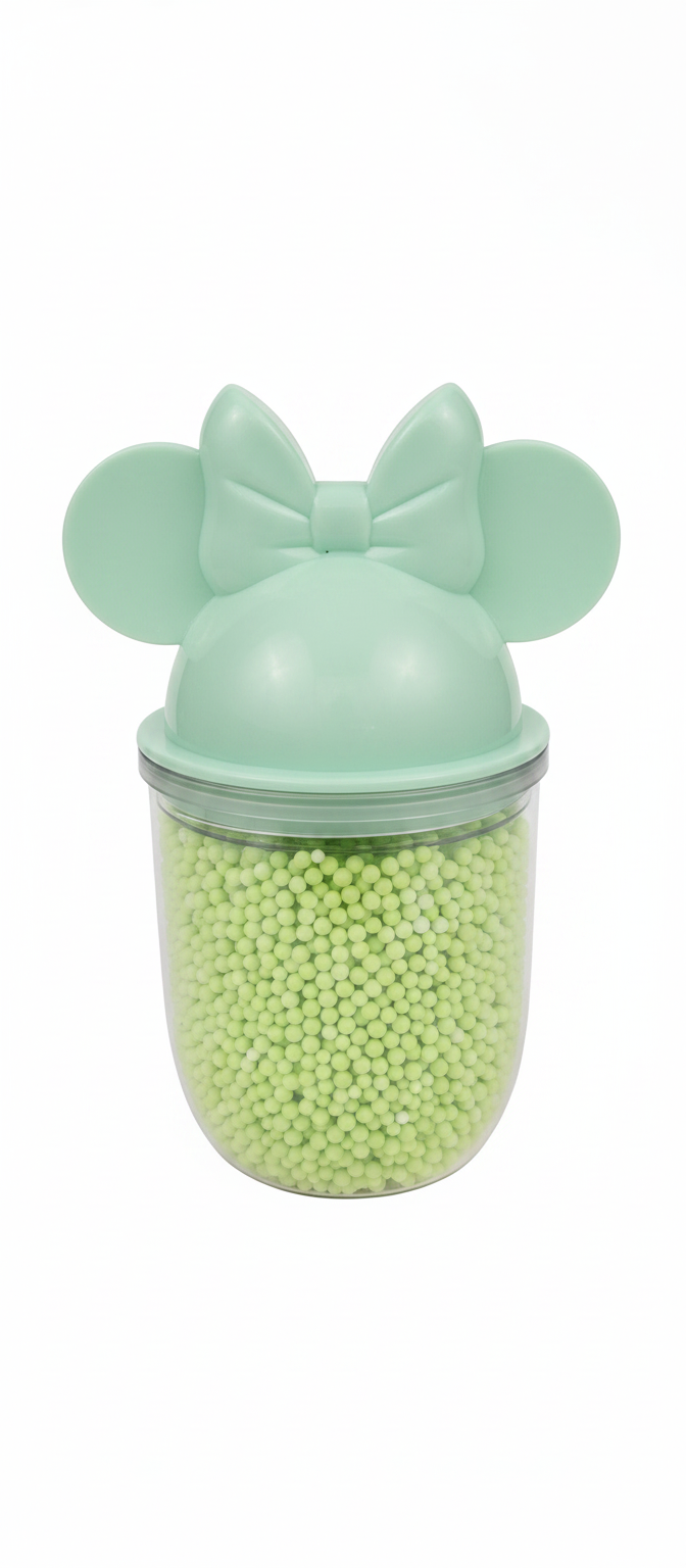 Vaso Minnie Mouse Decorativo Rosado Ve Ver Verd Verde
