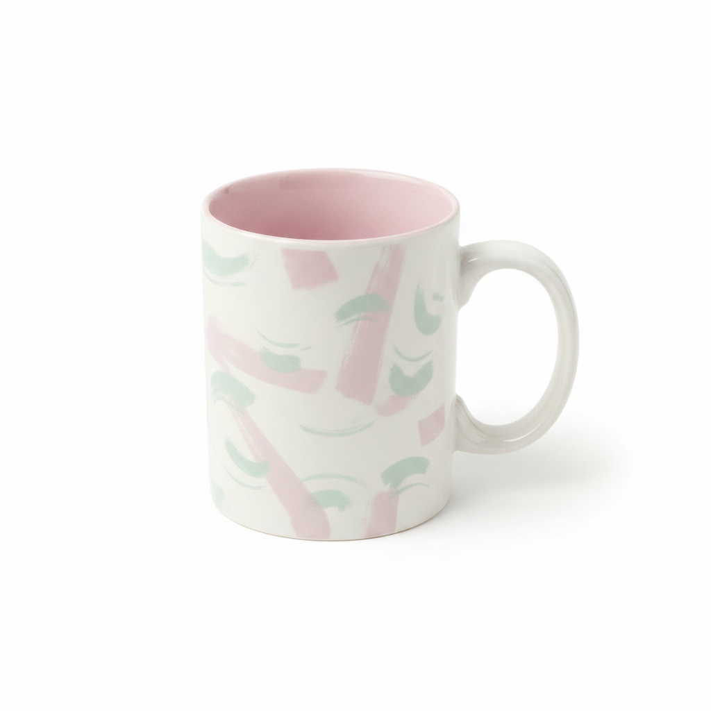 Taza de cerámica con diseño
