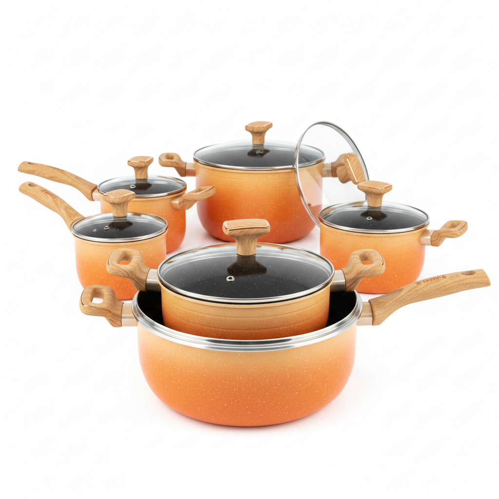 Set de Ollas con Tapa 6 Piezas 6PCS