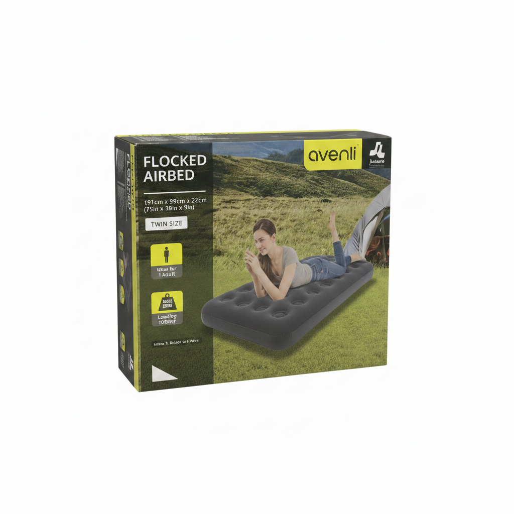 Colchón Inflable Avenli Twin Size 191cm x 99cm x 22cm