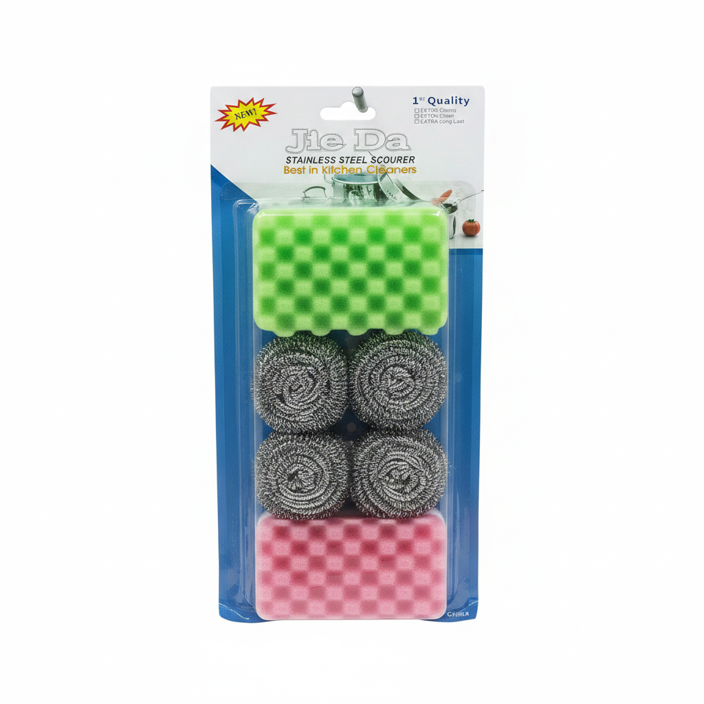 Esponjas y Cepillos para Cocina 6 unidades