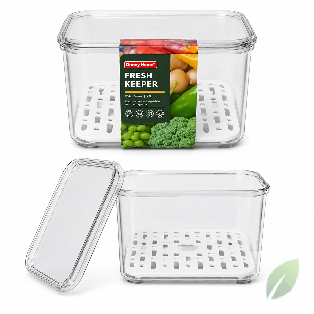 Envase Organizador Fresh Keeper para Frutas y Vegetales