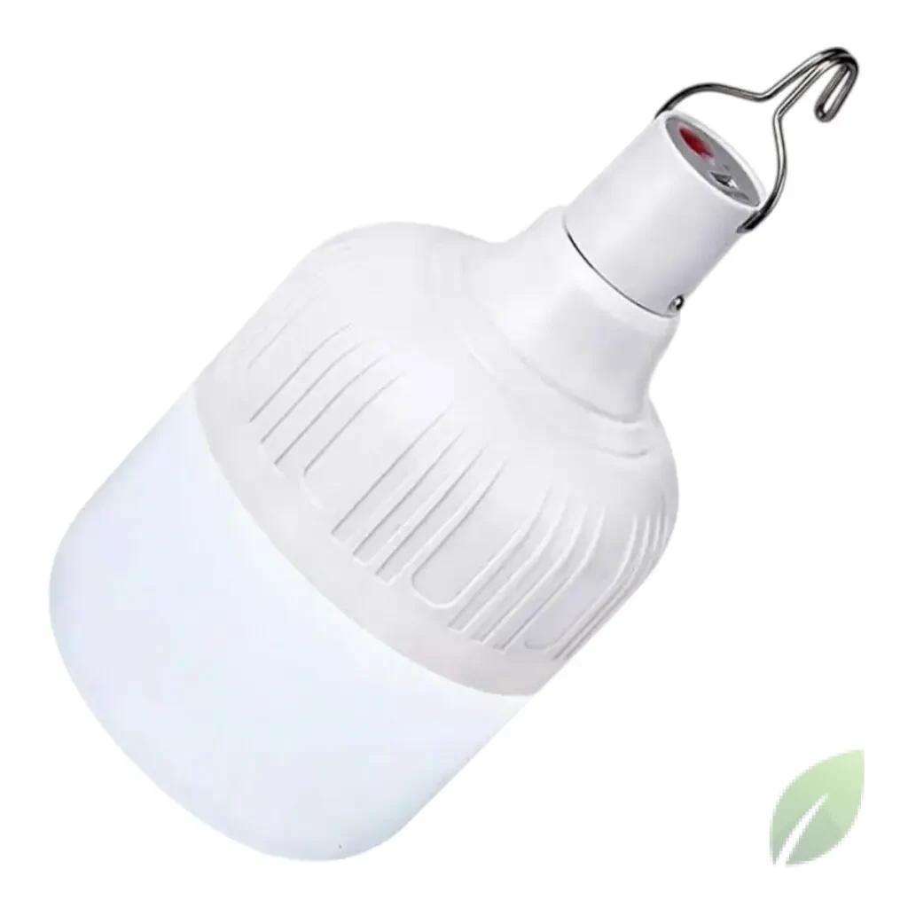 Bombillo LED Recargable Portátil USB 30W Luz Blanca