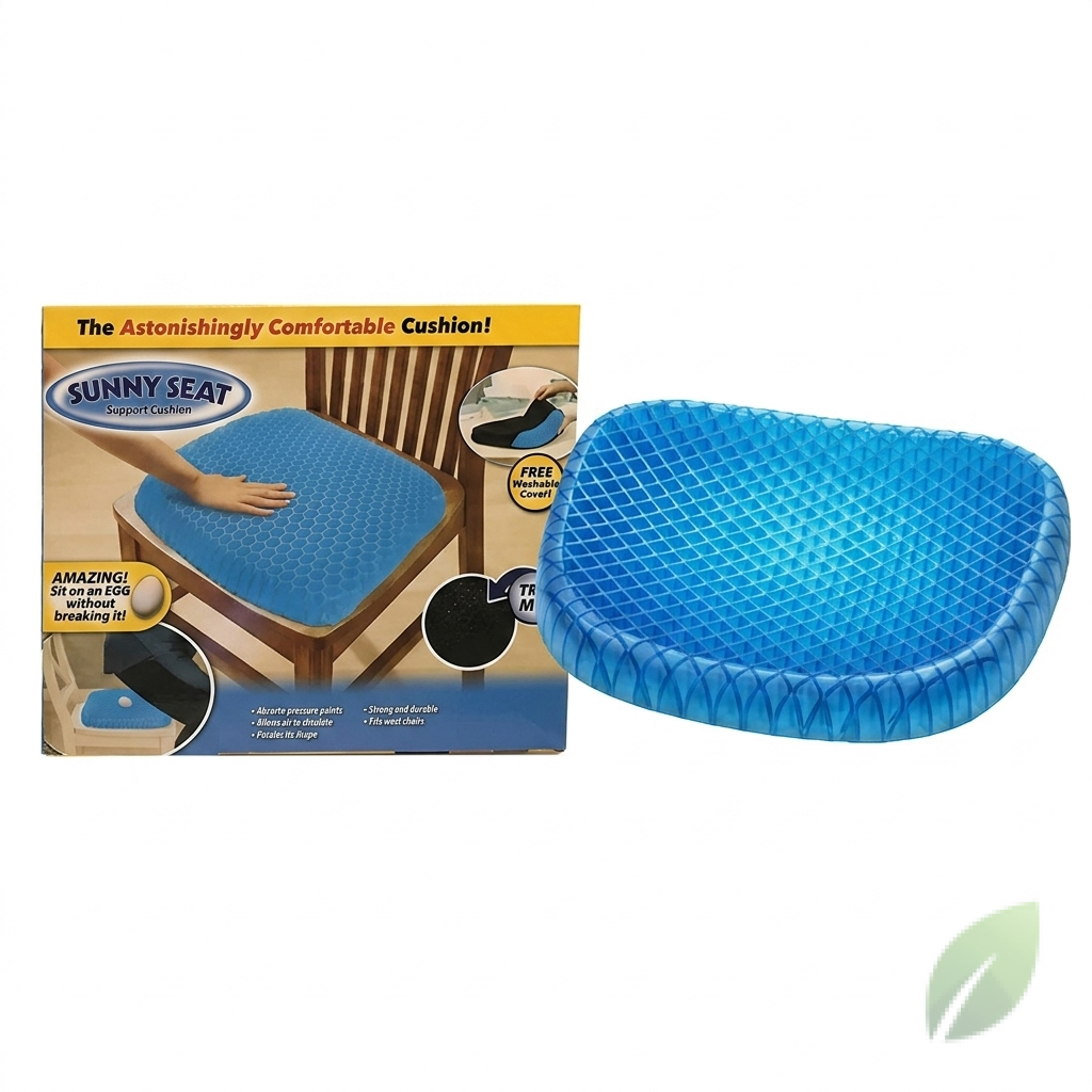 Cojín Azul en Gel Ortopédico para Asiento