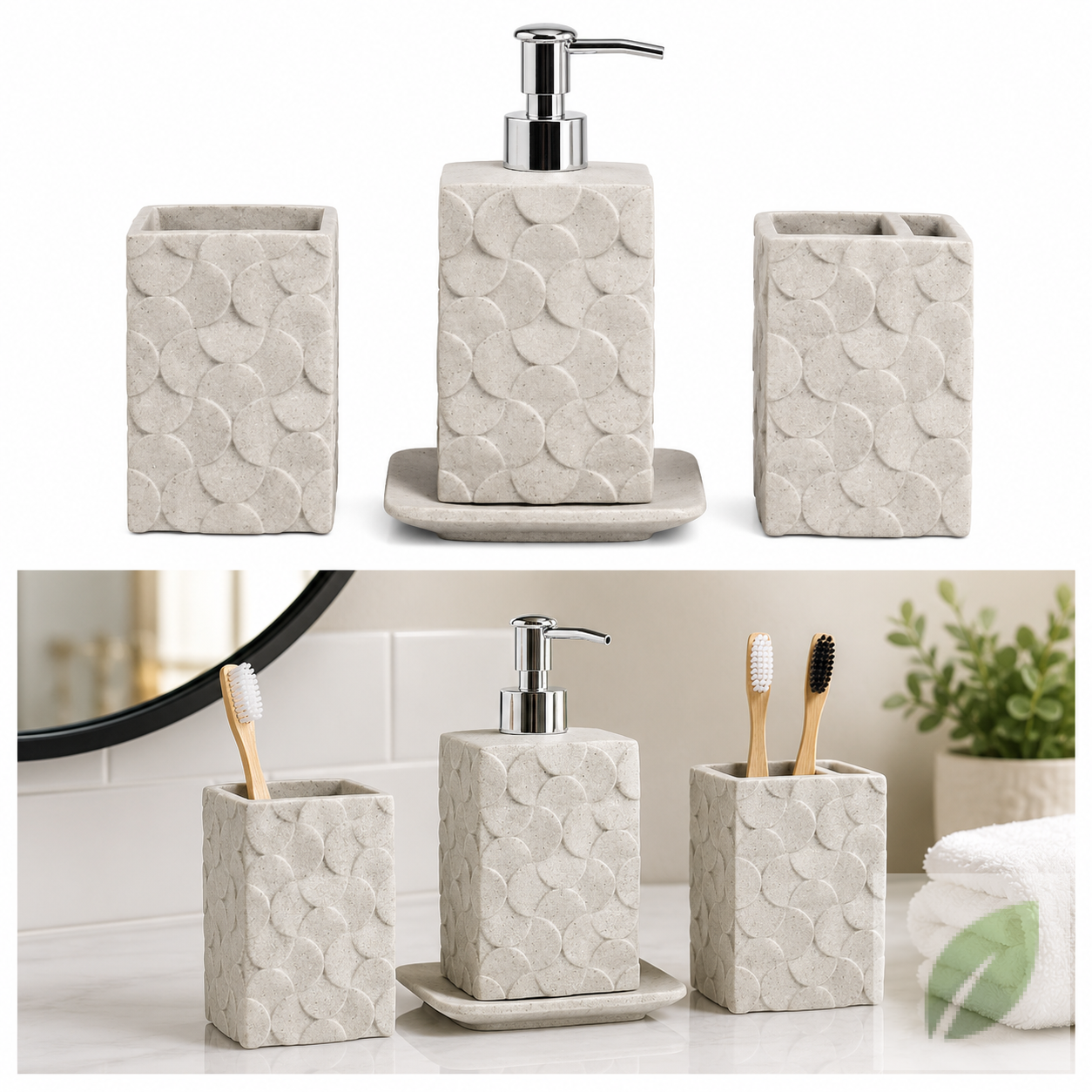 Set de Accesorios de Baño Moderno HG-JSH10