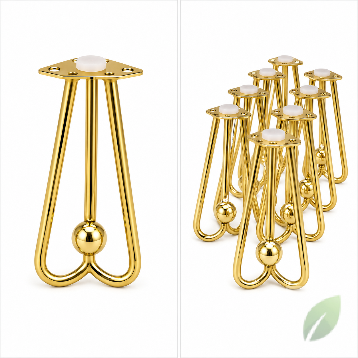 Pata Decorativa Dorada HS-AC-XZ1 15CM
