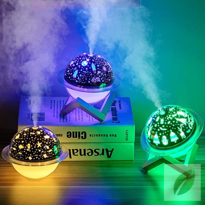 Lámpara Humidificadora Ultrasonido con LED 3 Colores