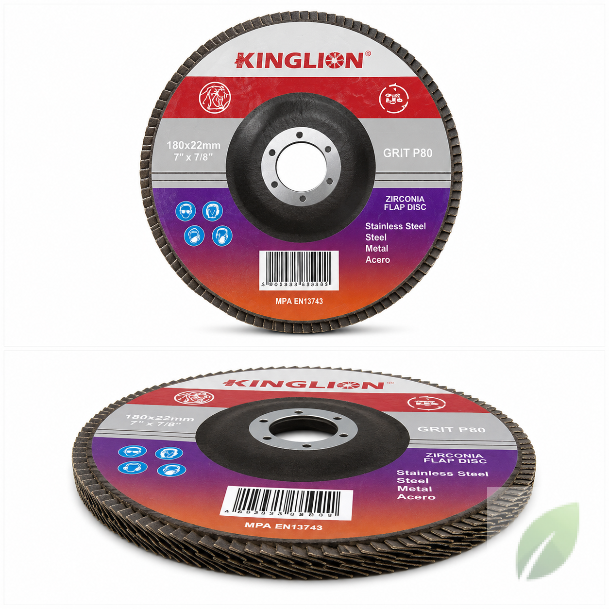 Disco Lija Flap Disc Kingston para Metal