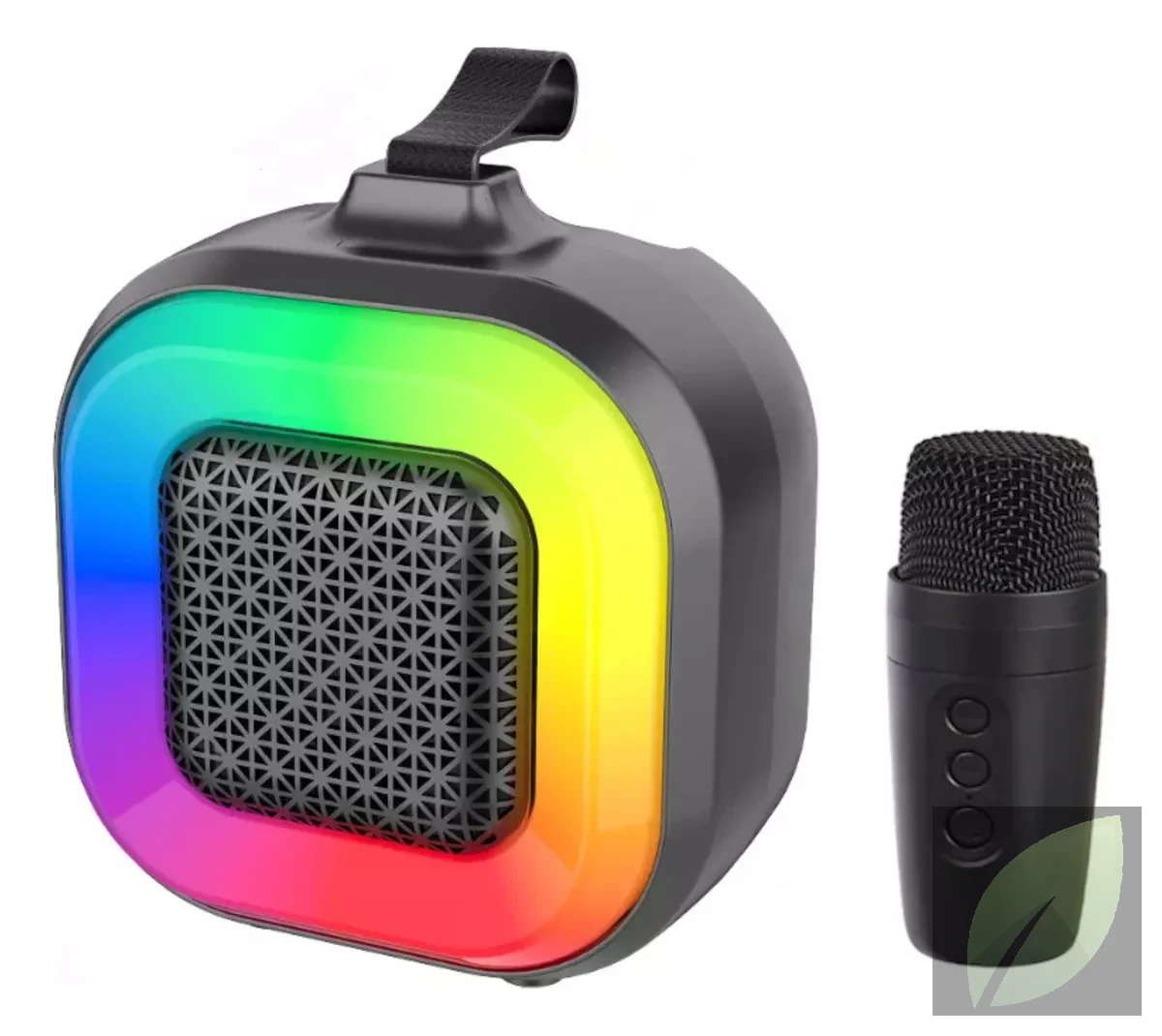 Parlante Portátil Bluetooth Karaoke Mini con Micrófono