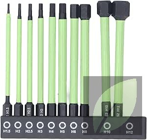 Juego de Puntas Hexagonales Allen para Herramienta Eléctrica