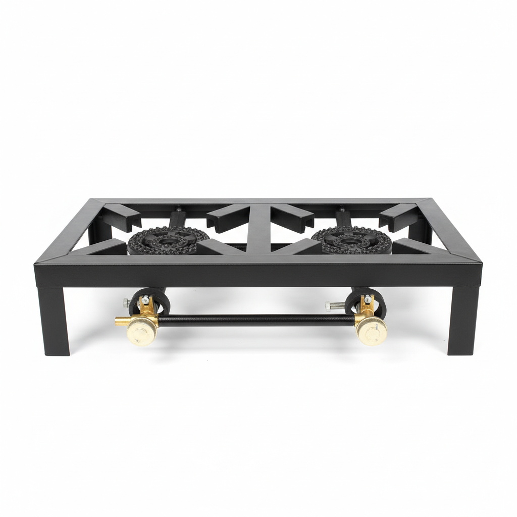 Estufa de gas de 2 quemadores