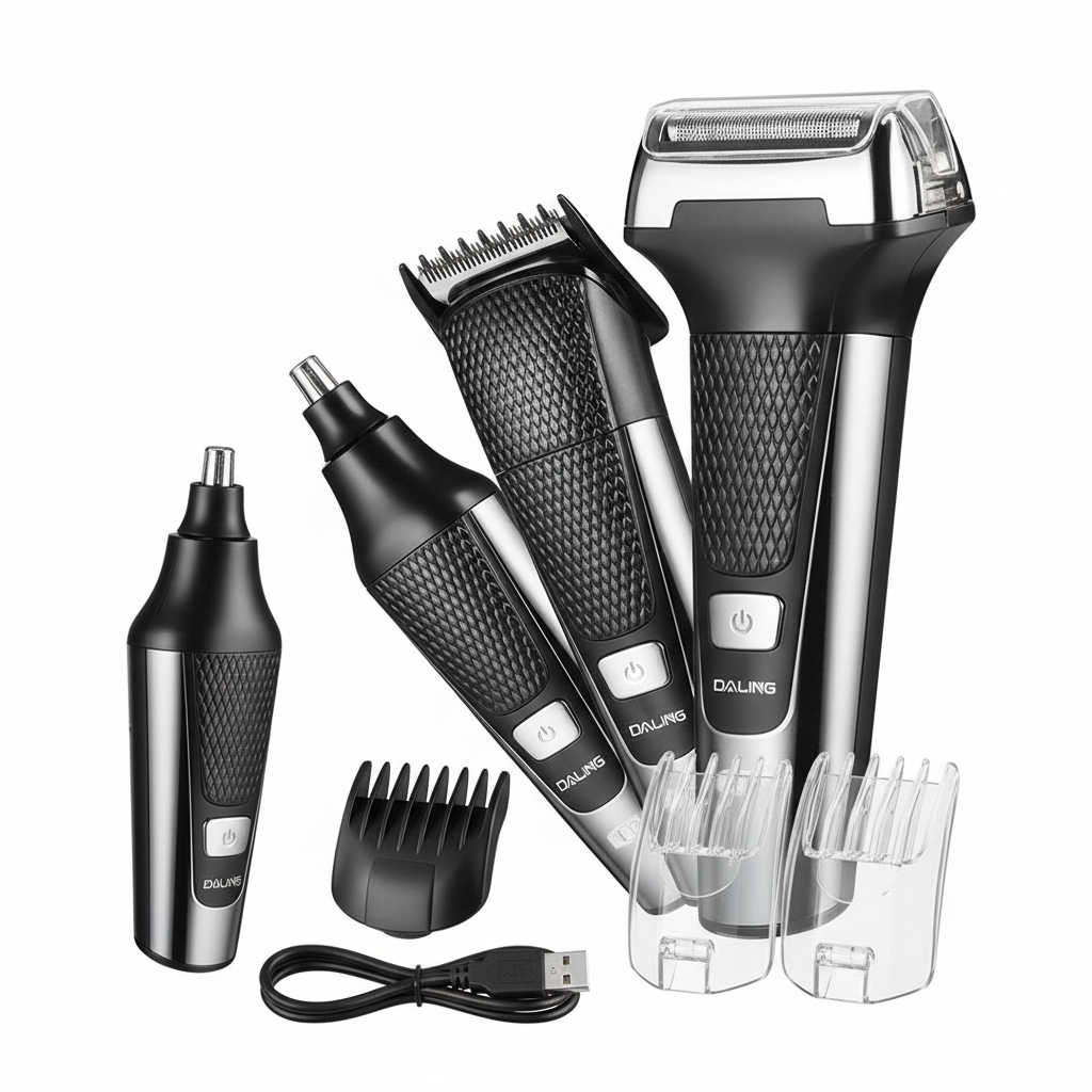 Daling 3-in-1 Rechargeable Men's Grooming Kit