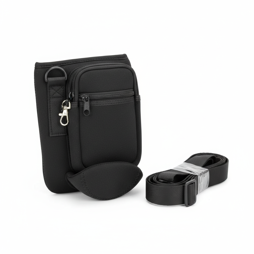 Funda Protectora Negra para Escáner de Código de Barras