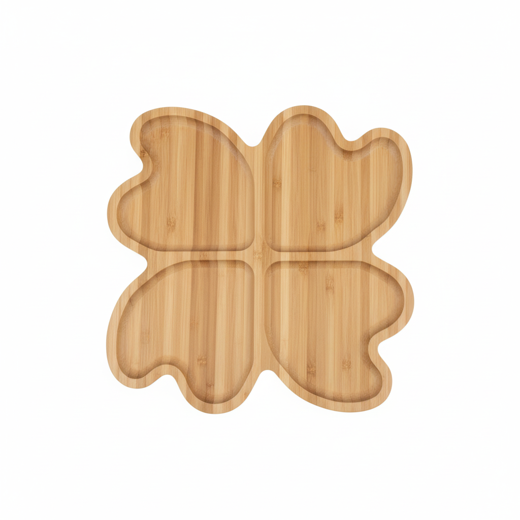 Bandeja de Bambú Mariposa