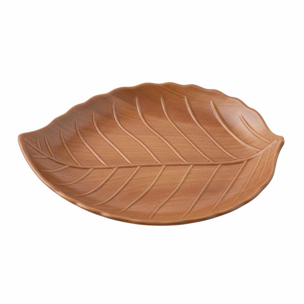 Plato Decorativo Hoja