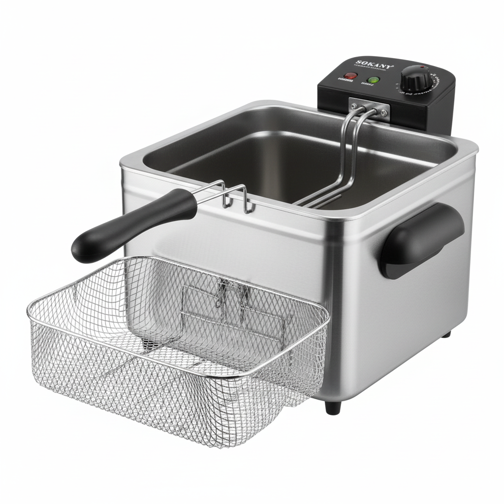 SOKANY Freidora Eléctrica 5.0L 2000W