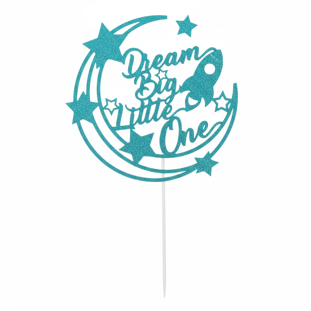 Adorno para pastel Sueña en grande pequeño/a