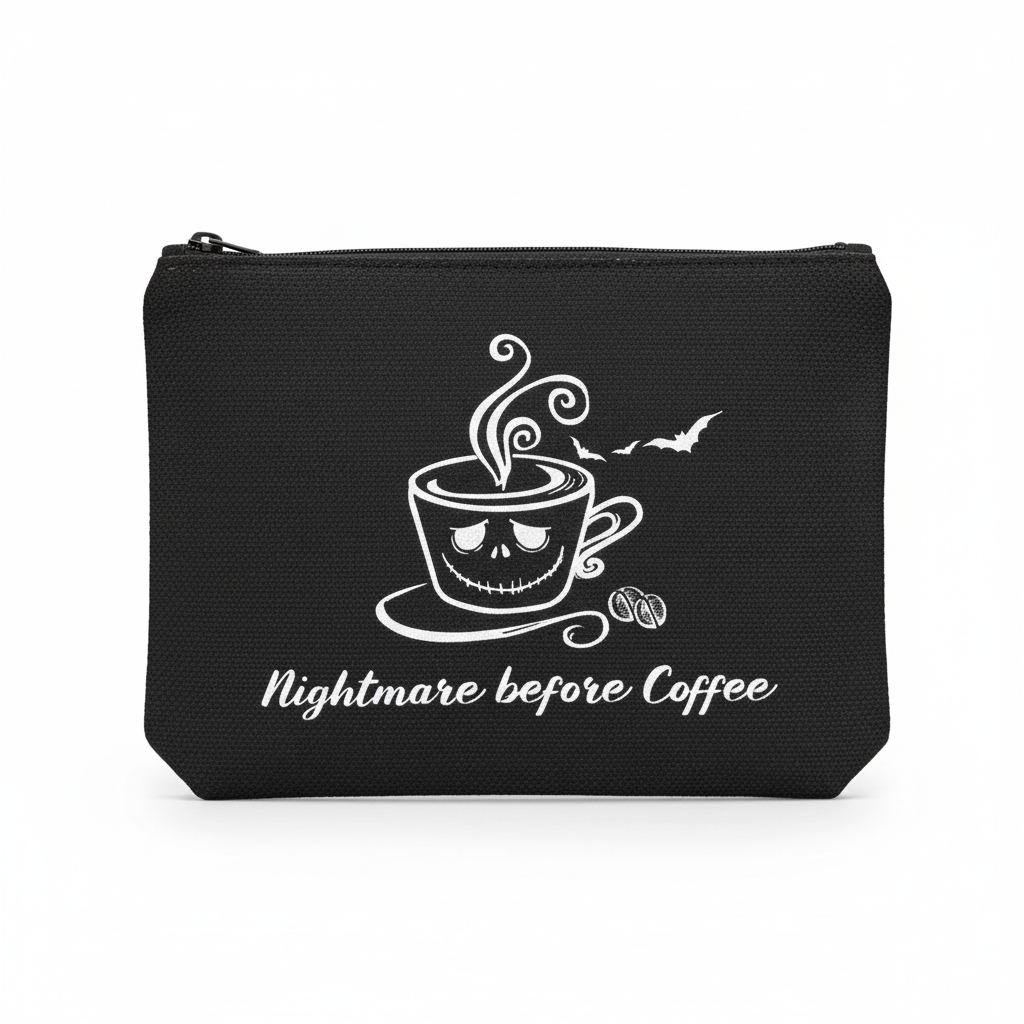 Nightmare Before Coffee Pouch