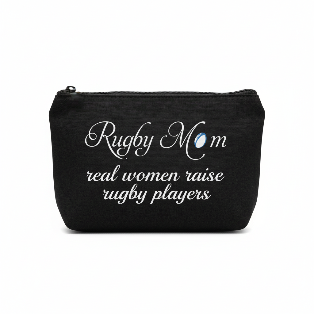 Funny Rugby Mom Pouch